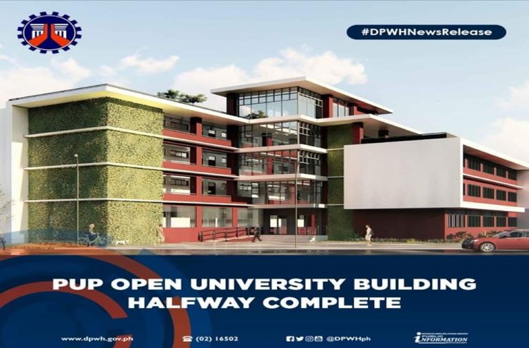 University building ng PUP Sta. Mesa, Maynila 50% nang tapos —DPWH