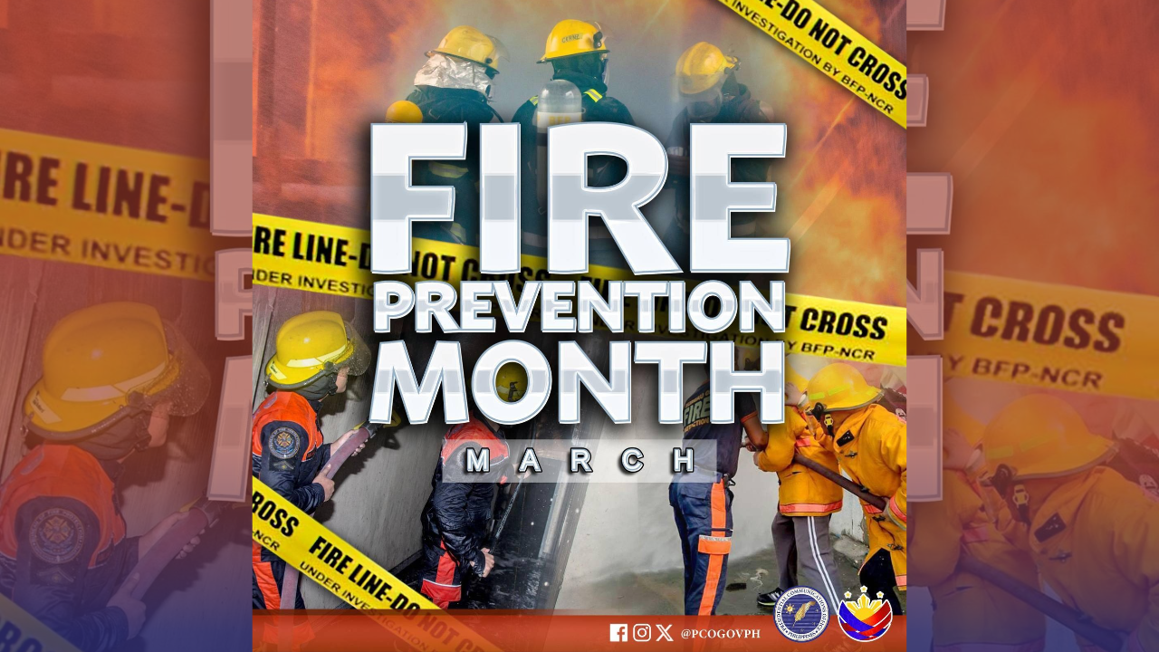 Malacañang Hinimok Ang Publiko Na Ipalaganap Ang Fire Awareness Ngayong Fire Prevention Month 