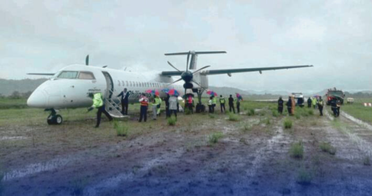 Eroplano Ng Pal Nag Overshoot Sa Runway Ng Busuanga Airport 