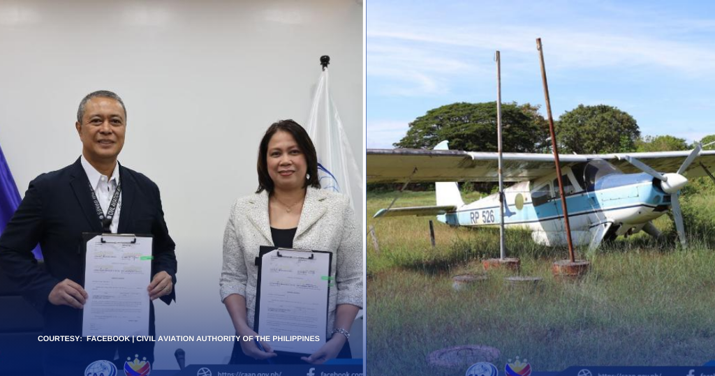 CAAP NAG-DONATE NG DALAWANG TRAINING AIRCRAFT SA NATIONAL AVIATION ACADEMY OF THE PHILIPPINES