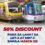 50% DISCOUNT SA PASAHE SA MRT-3 AT LRT-2, IPATUTUPAD SIMULA SA MARCH 23