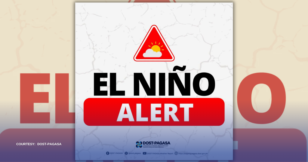 PAGASA, NAGLABAS NG EL NIÑO ALERT