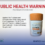 PUBLIKO, BINALAAN SA PAGGAMIT NG HINDI AWTORISADONG FOOD SUPPLEMENT