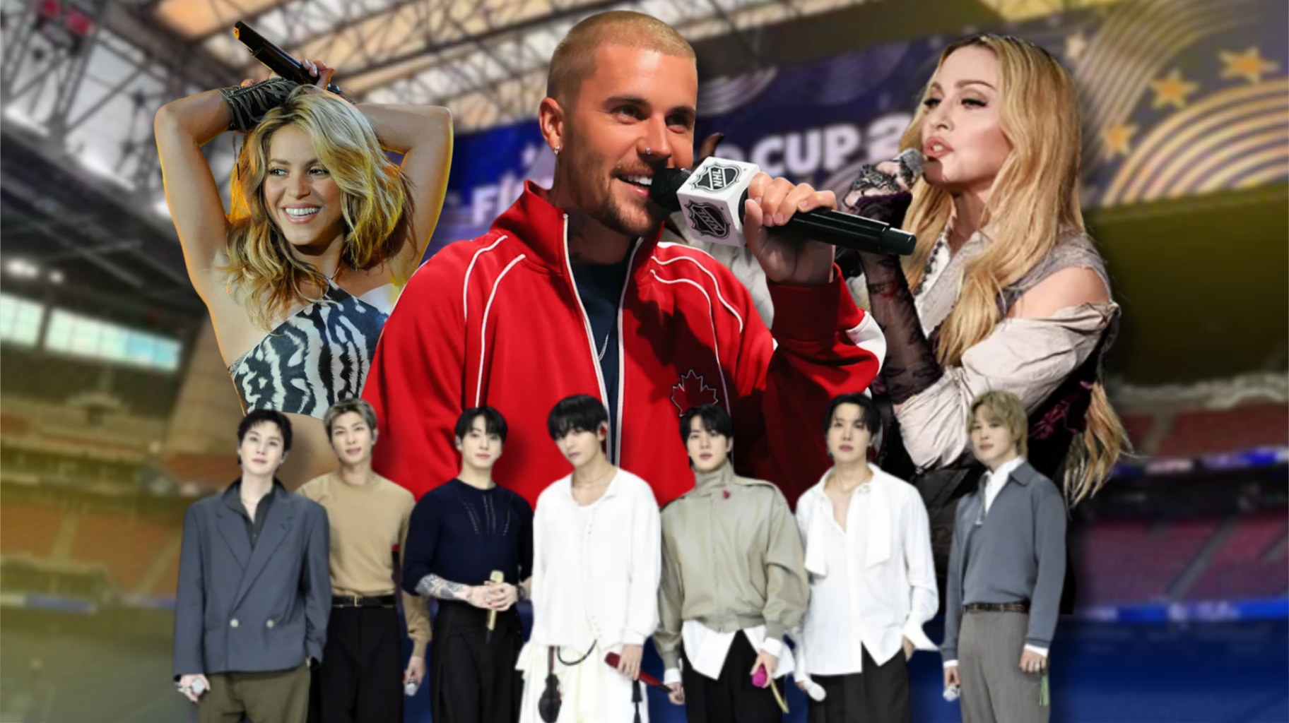 JUSTIN BIEBER, MAKAKASAMA SINA MADONNA, SHAKIRA, AT BTS SA WORLD CUP 2026 HALFTIME SHOW