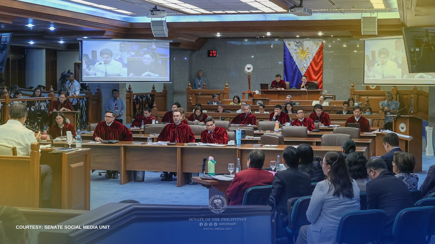 PROSECUTION AT DEFENSE TEAMS, NAGLATAG NA NG KANI-KANILANG ARGUMENTO SA PAGPAPASUBPOENA SA BANK AT TAX RECORDS NI VP SARA DUTERTE