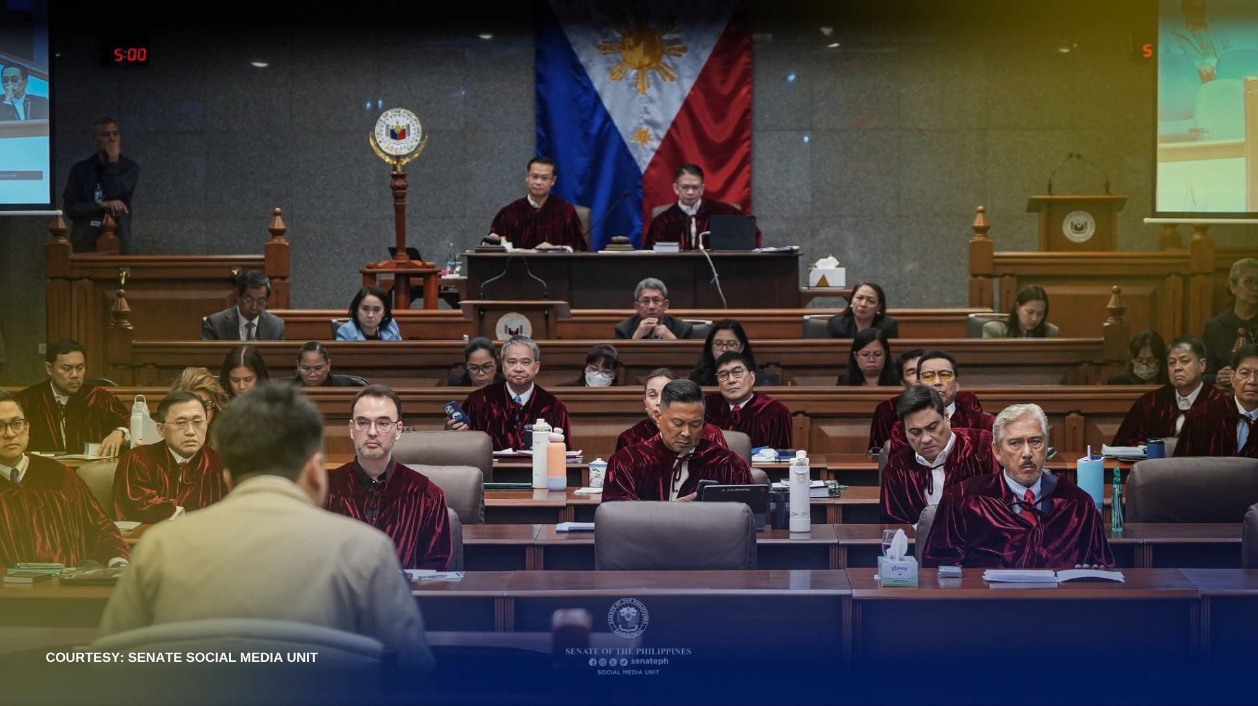 PAGLILIPAT NG SCHEDULE NG IMPEACHMENT TRIAL LABAN KAY VP SARA DUTERTE, TATALAKAYIN NG MGA SENADOR SA CAUCUS