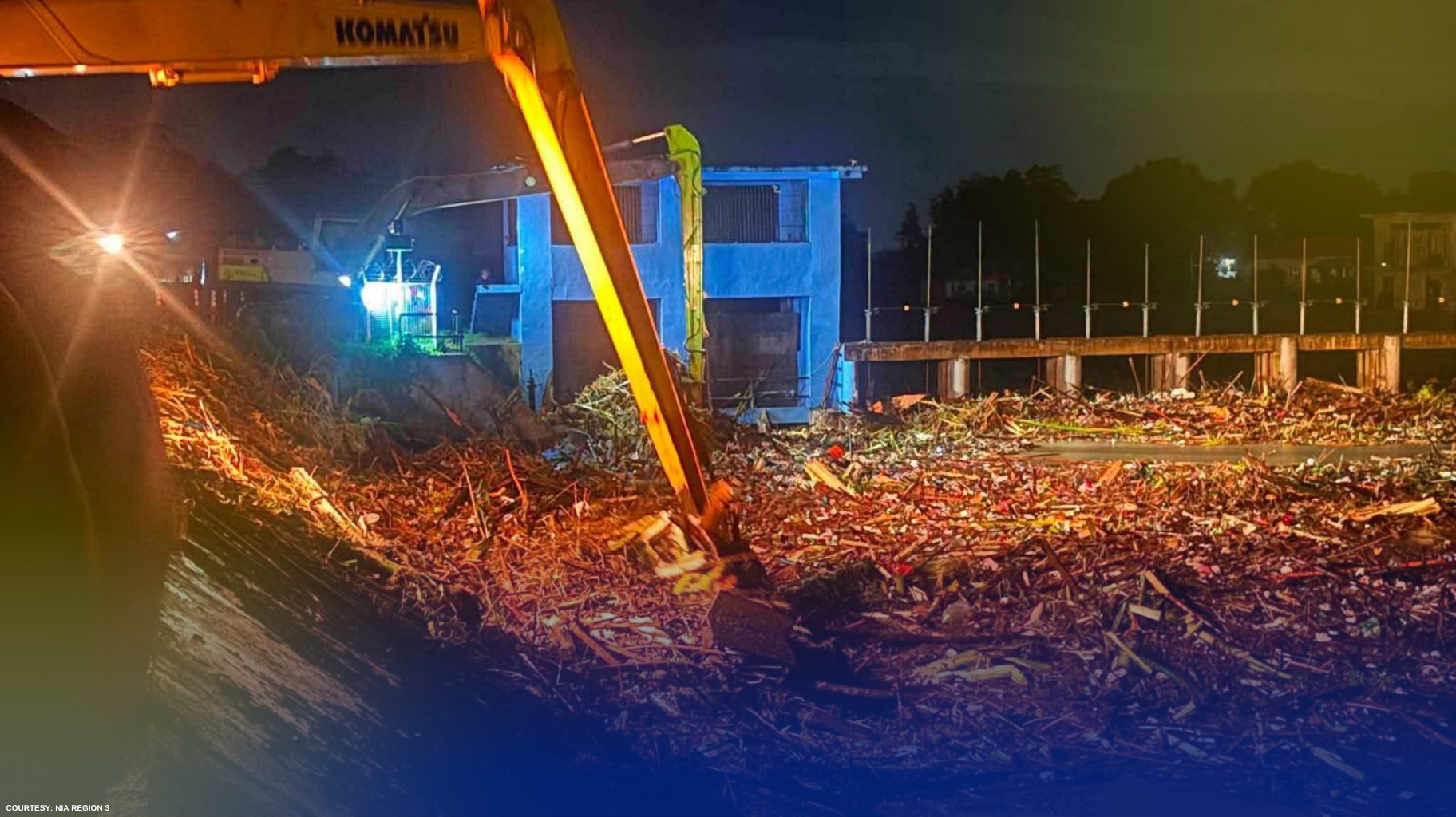 NIA, PDDRMC, AT DPWH, NAGSAGAWA NG CLEARING OPERATIONS SA STO. CRISTO DAM