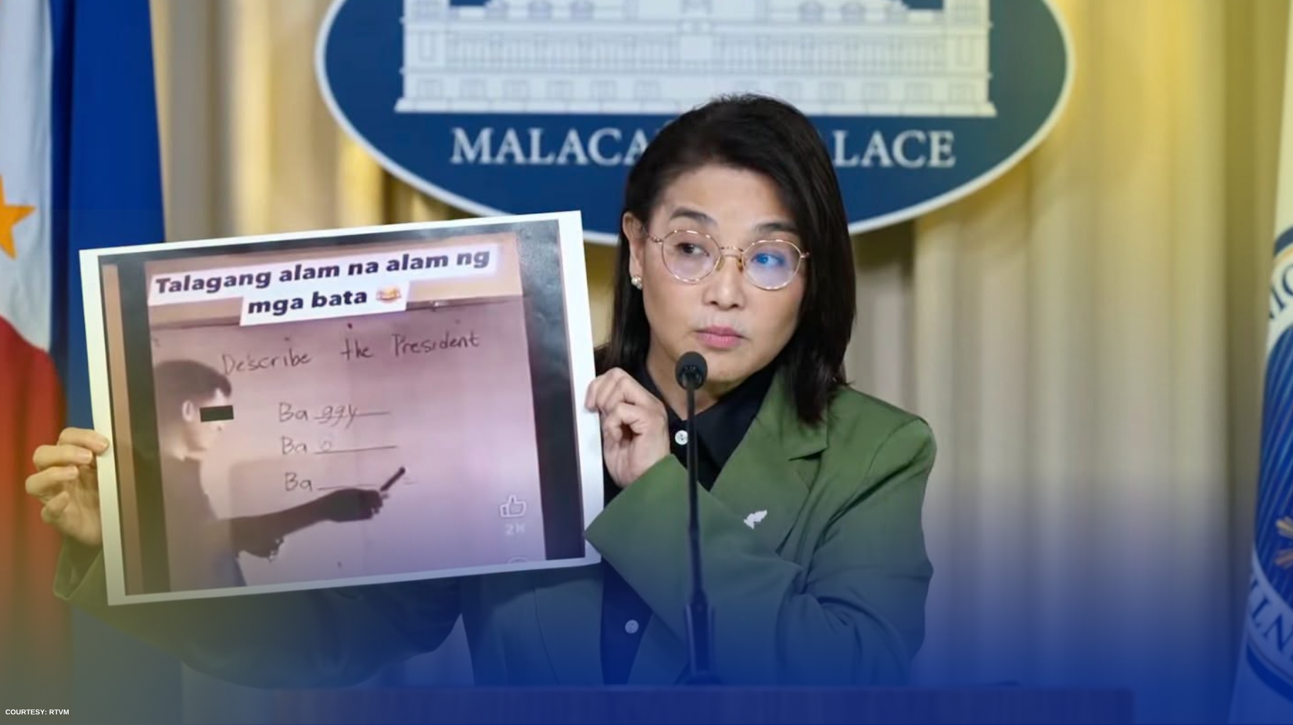 PALACE PRESS OFFICER CLAIRE CASTRO, NILINAW NA PAALALA LAMANG ANG KANYANG KOMENTO SA MGA GURO, AT HINDI PANINISI