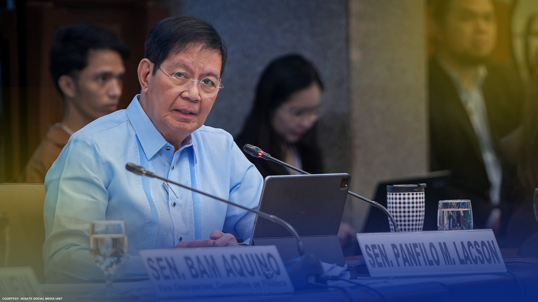 LUMP SUMS SA PANUKALANG 2027 NATIONAL BUDGET, KINUWESTYON NI SEN. PING LACSON