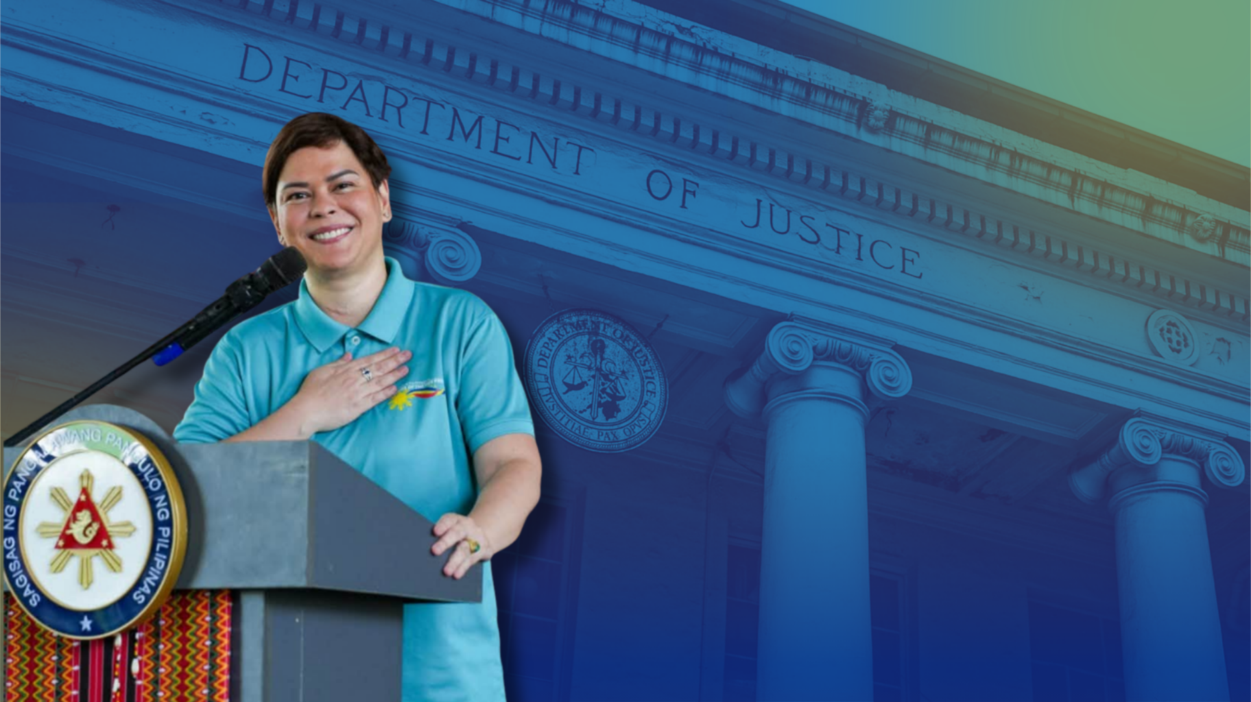 VP SARA DUTERTE, KINASUHAN NG DOJ NG GRAVE THREATS