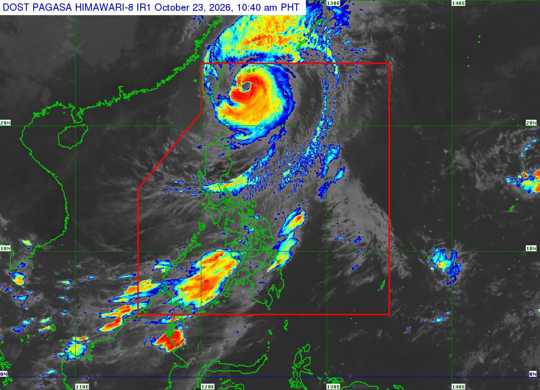 TYPHOON ROSAL, HUMINA PA HABANG KUMIKILOS SA IBABAW NG KARAGATAN NG TAIWAN