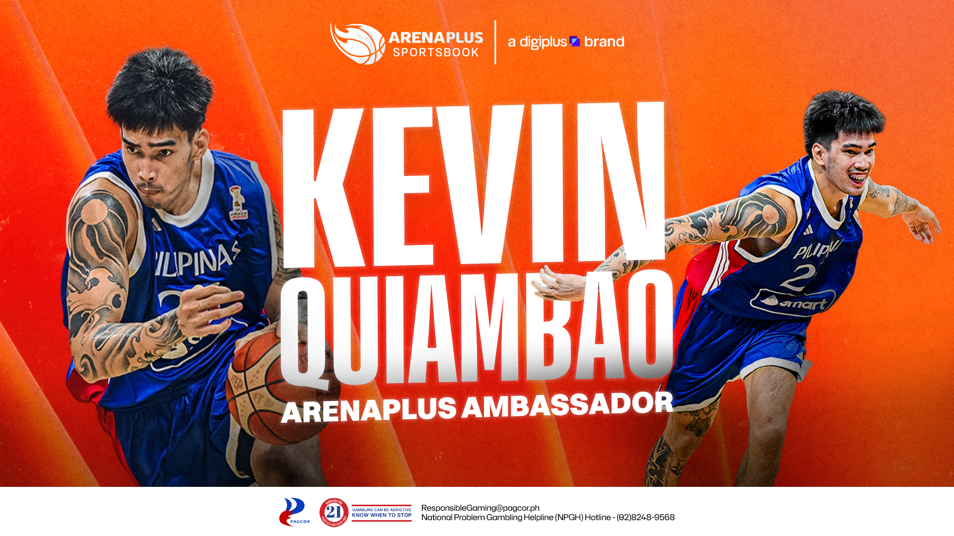 ARENAPLUS WELCOME GILAS MAINSTAY KEVIN QUIAMBAO AS AMBASSADOR