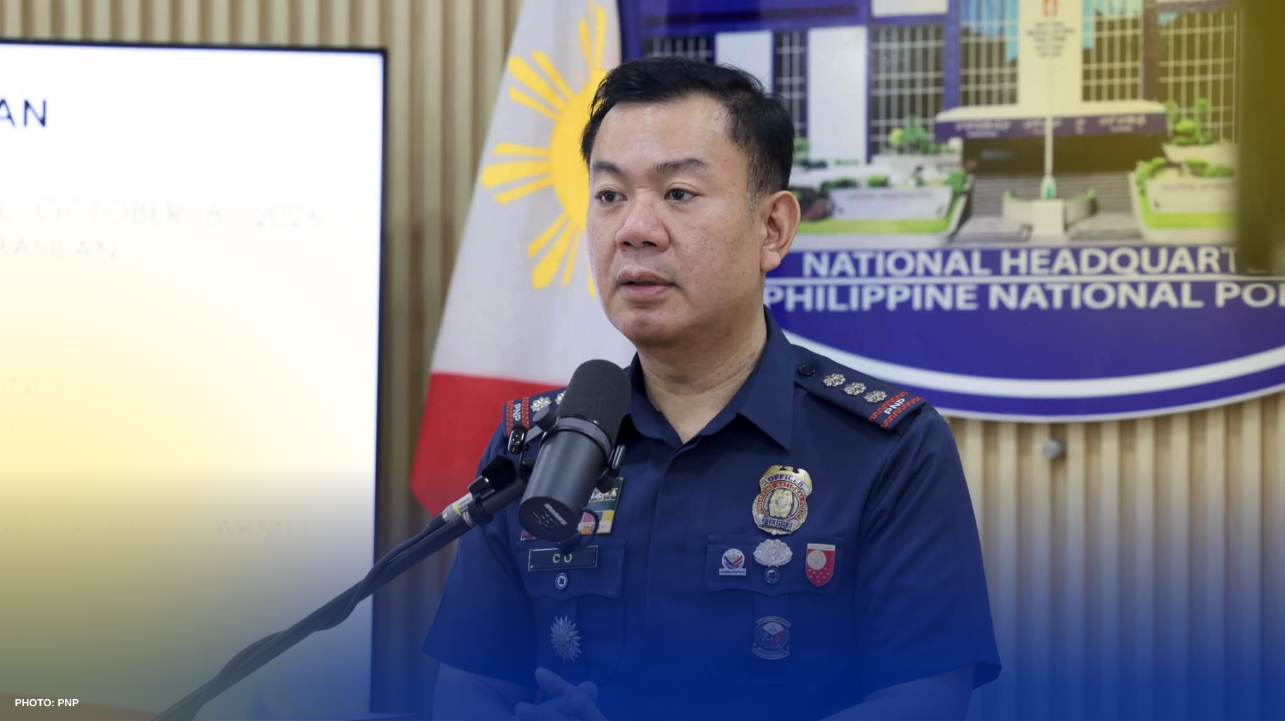 PNP, INIIMBESTIGAHAN ANG REPORTS TUNGKOL SA MGA NAKUMPISKANG DROGA SA LAOS AT THAILAND NA PARA UMANO SA PILIPINAS